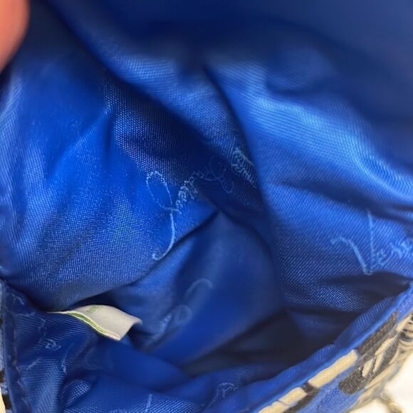 Vera Bradley Blue Bayou Cellphone Crossbody with Metal Braided Crossbody Strap - Picture 6 of 11